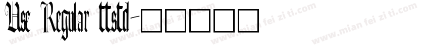 Use Regular ttstd字体转换
